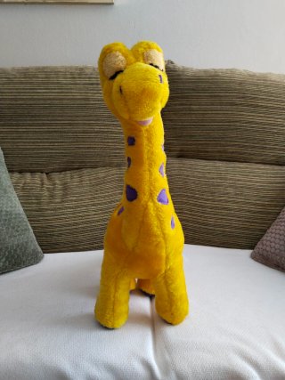 Peluche Dinosaurio Amarillo Grande