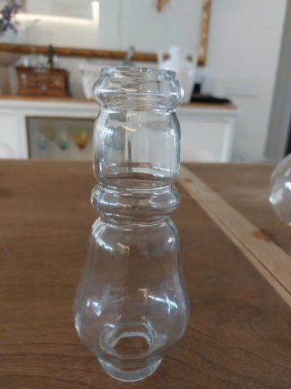 2 fusti in vetro per lampada