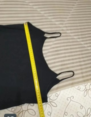 Camiseta tirantes Venca negra talla S