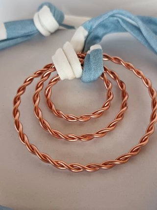 3 Anillos Tensores Cobre 188, 144 y 177 MHz