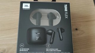 Auriculares JBL Tune Flex Negro