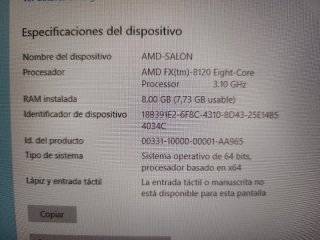 Placa Base AM3+ FX 8120 + 8GB RAM HyperX
