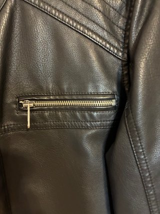 Chaqueta de cuero ONLY & SONS negra