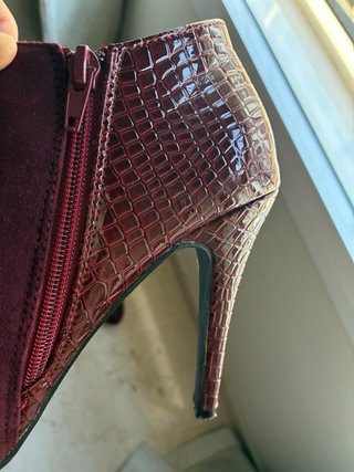 Botines Annalisa Burdeos color Buganvilla