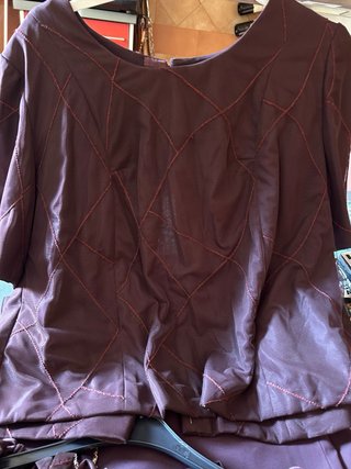 Conjunto fiesta morado talla XXXL