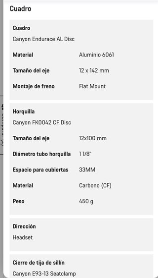 Bicicleta Carretera Canyon Endurance AL Disc 7.0