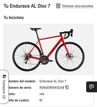 Bicicleta Carretera Canyon Endurance AL Disc 7.0