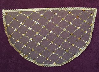 Toca de sobremanto para Virgen de 70cm