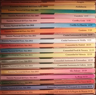 Colección Completa Eurosets Comunidades Autónomas