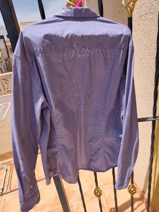 Camisa Armani Jeans Azul Talla XXL