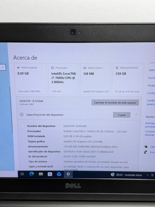 Lote 2x Dell Latitude 5480/5490