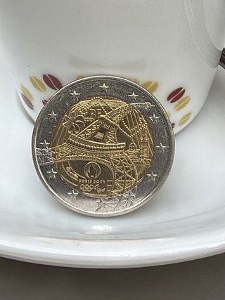 2 Euros Mónaco 2022 2 euros paris 2024