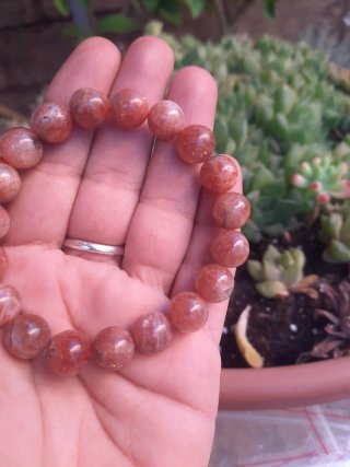 Pulsera Piedra Sol Natural suntone diam  11