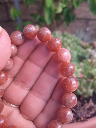 Pulsera Piedra Sol Natural suntone diam  11