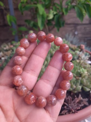 Pulsera Piedra Sol Natural suntone diam  11