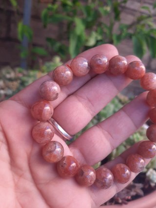 Pulsera Piedra Sol Natural suntone diam  11