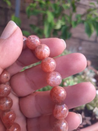 Pulsera Piedra Sol Natural suntone diam  11