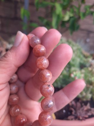 Pulsera Piedra Sol Natural suntone diam  11
