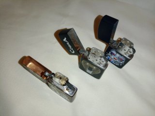 Set 3 Accendini Modello Zippo. Made in korea
