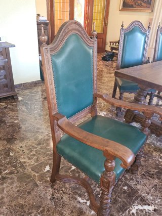 Mesa comedor y 4 sillas vintage