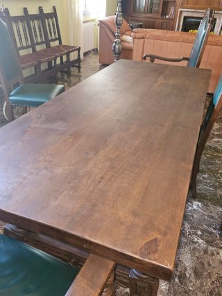 Mesa comedor y 4 sillas vintage