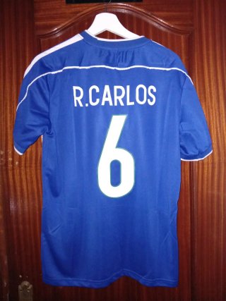 Camiseta Fútbol Retro R.Carlos talla M