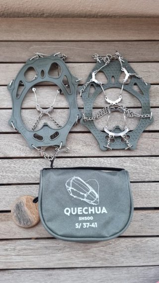 Crampones Quechua Decathlon Talla 37-41 nuevos