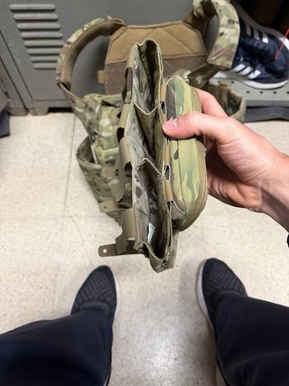 Portaplacas Warrior - Multicam