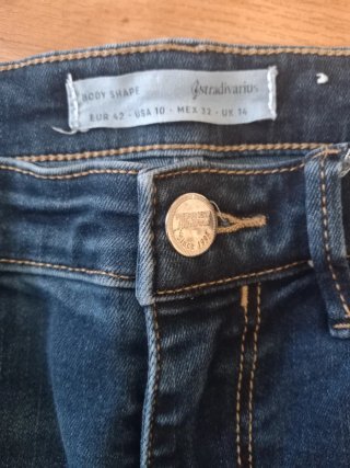 Pantalón vaquero pitillo mujer talla 42