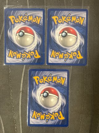 Lote D: Cartas Pokémon Vintage Variadas ingles