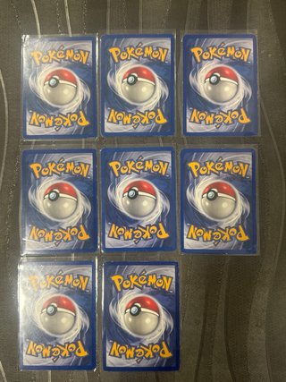 Lote D: Cartas Pokémon Vintage Variadas ingles
