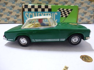 Scalextric Exin Mercdes 250 SL Verde Techo Blanco