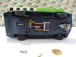 Scalextric Exin Mercdes 250 SL Verde Techo Blanco