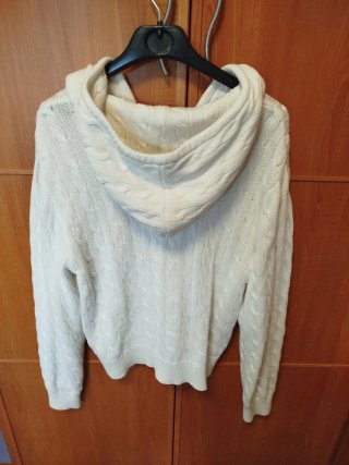 Chaqueta de punto Brandy Melville blanca