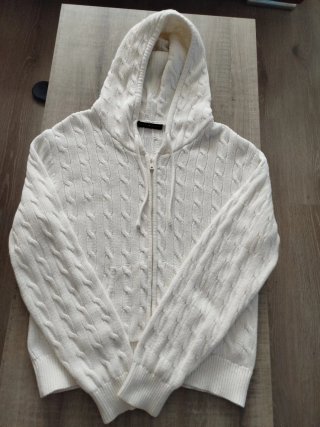 Chaqueta de punto Brandy Melville blanca