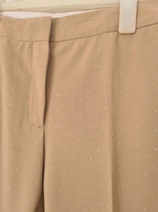 Pantalones Zara Talla L con Brillantitos