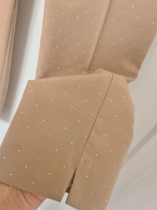 Pantalones Zara Talla L con Brillantitos