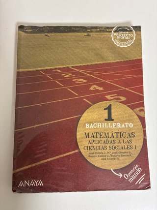 Matemáticas aplicadas a las Ciencias Sociales I...