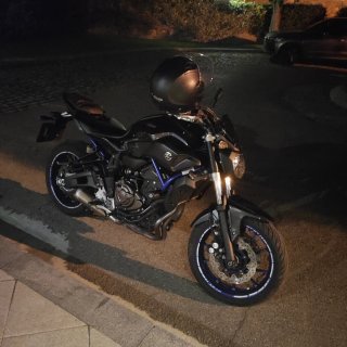 Yamaha MT-07 Naked Negra/Azul