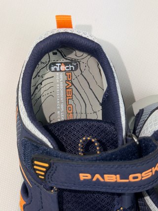 Sandalias Pablosky niño T.33 Azul Naranja