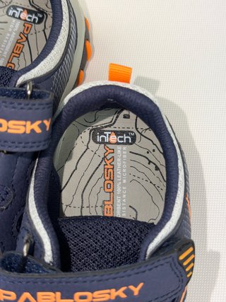 Sandalias Pablosky niño T.33 Azul Naranja