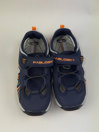 Sandalias Pablosky niño T.33 Azul Naranja