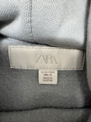 Sudadera Zara Gris Verdoso T13-14 (164)