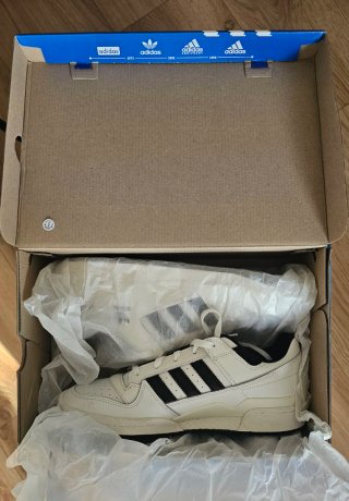 Zapatillas Adidas Forum Low CL Blancas y Negras
