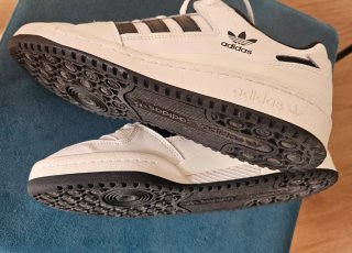 Zapatillas Adidas Forum Low CL Blancas y Negras
