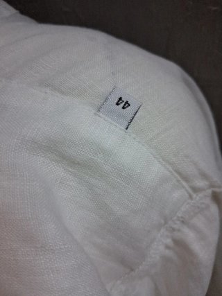 Camicia Lino Donna Bianca Tg 44