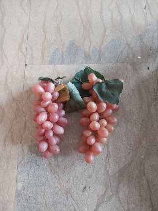2 grappoli uva rossa decorazioni