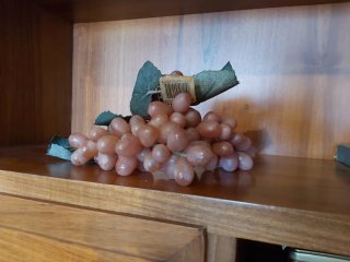 2 grappoli uva rossa decorazioni