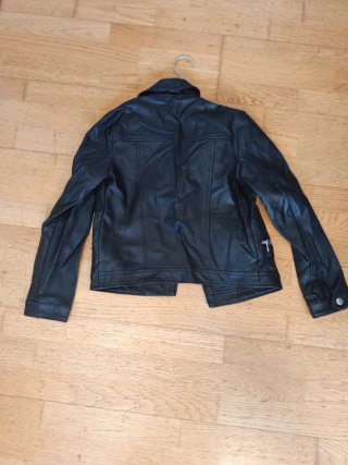 Chaqueta cuero OVS negra