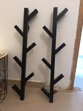 2 Colgadores de pared diseño árbol nuevos